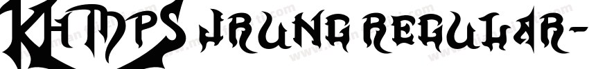 Kh MPS Jrung Regular字体转换